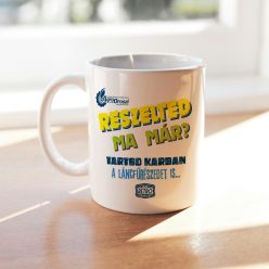 Retro bögre - Reszelted ma már? - fehér bögre