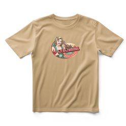    HuDe Retro póló - kicsi szerszámmal is lehet nagyot alkotni - homok