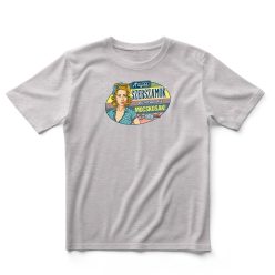    HuDe Retro póló - A legjobb szerszámok néha kicsit mocskosak - kék minta - melírszürke