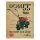 Retro fémtábla - Robi 55 - univerzális kerti kisgép - antik piros - A5 - 15x20cm  