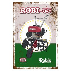 Retro fémtábla - Robi 55 - zöld - A4 - 20x30 cm 
