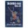 Retro fémtábla - Robi 52 - univerzális kerti kisgép - kék - A4 - 20x30 cm - PREMIUM