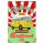 Retro fémtábla - A veterán autók nem rozsdásak, csak karakteresek - sárga - A4 - 20x30 cm - PREMIUM