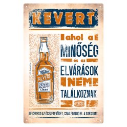   Retro fémtábla - Kevert - ahol a minőség és az elvárások nem találkoznak - A4 - 20x30 cm 