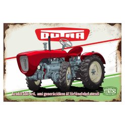   Retro hűtőmágnes - Dutra - Az időtálló erő, ami generációkon keresztül történeteket mesél - 6x9 cm