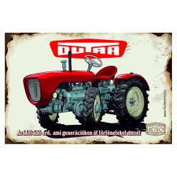   Retro hűtőmágnes - Dutra - Az időtálló erő, ami generációkon keresztül történeteket mesél - 6x9 cm