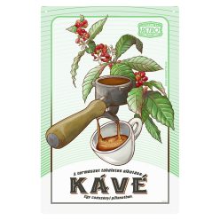   Retro fémtábla -A természet tökéletes alkotása: KÁVÉ - zöld - A4 - 20x30 cm