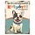 Retro fémtábla - Az élet mindig szebb kutyával az oldaladon! - francia bulldog - zöld - A3 - 30x40 cm - PREMIUM
